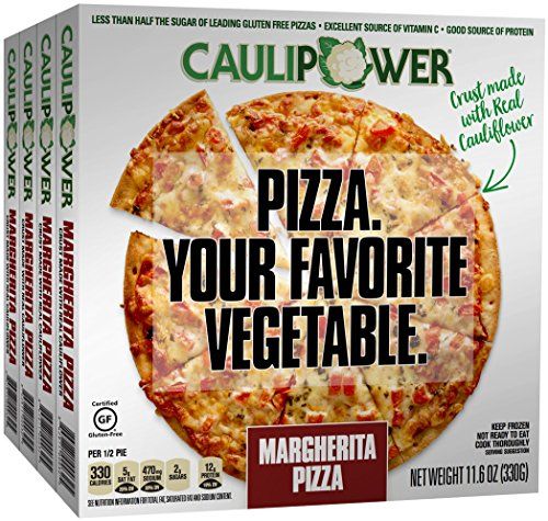 Margherita Cauliflower Crust Pizzas (4 Pack)