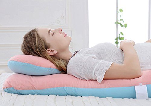 AngQi Full Body Pregnancy Pillow, U Shaped Maternity Pillow for Back Pain  Relief