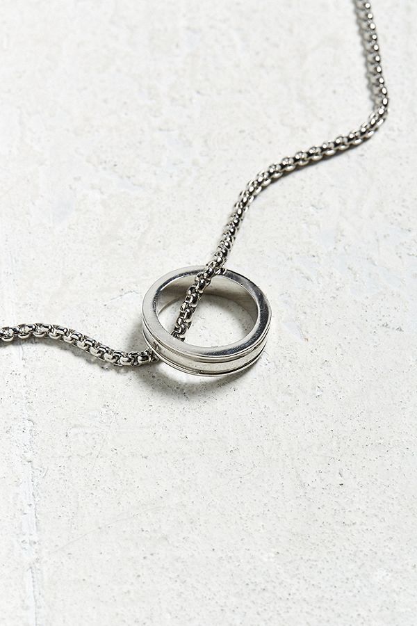 Ring Pendant Necklace