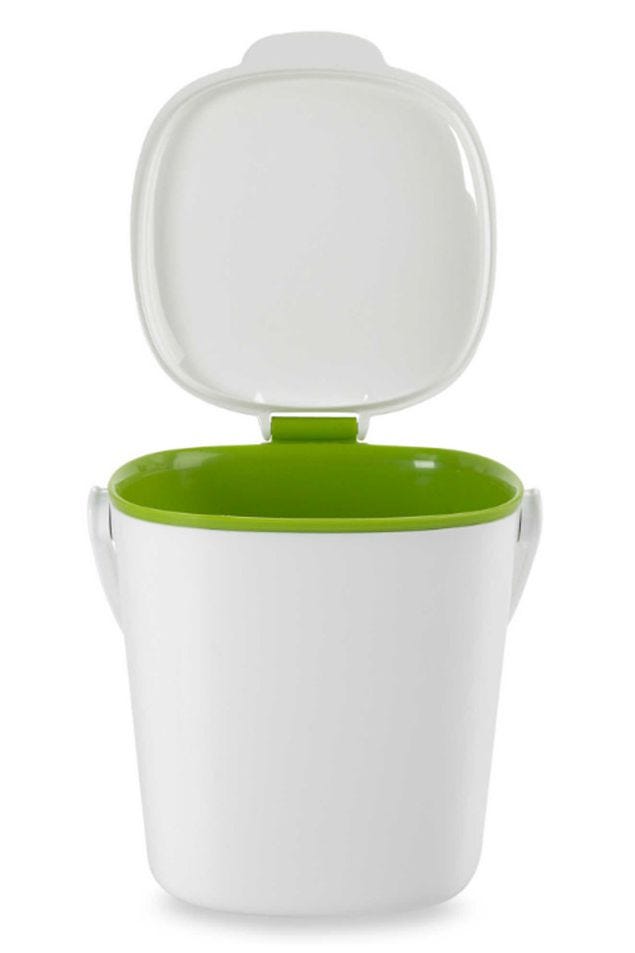 OXO Good Grips Compost Bin, White/Green