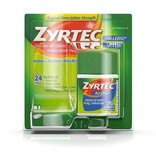 Zyrtec Prescription-Strength Allergy Medicine Tablets