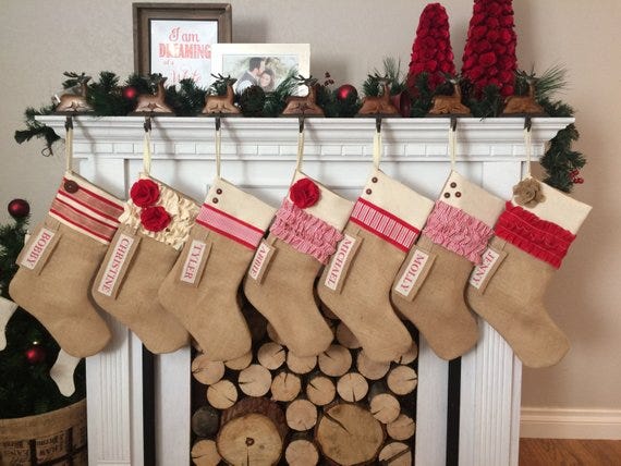 45 Best Personalized Christmas Stockings - Unique Christmas Stocking Ideas