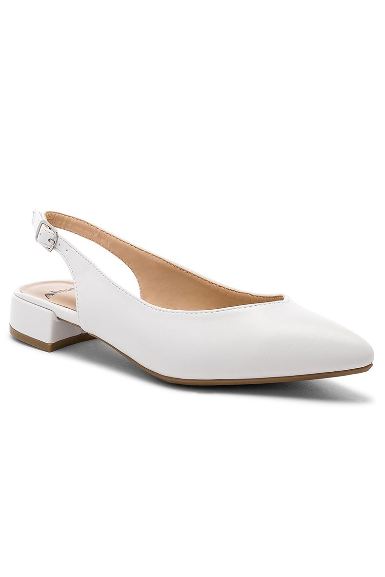 A Pair of Chic White Flats