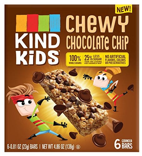 KIND Kids Chocolate Chip Chewy Bars