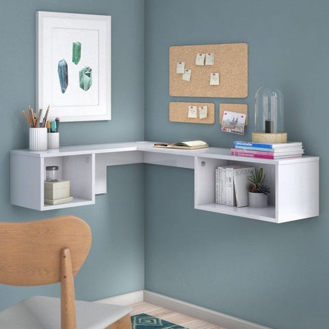 10 Wall Mounted Desks For Your Small Workspace Stylish Floating