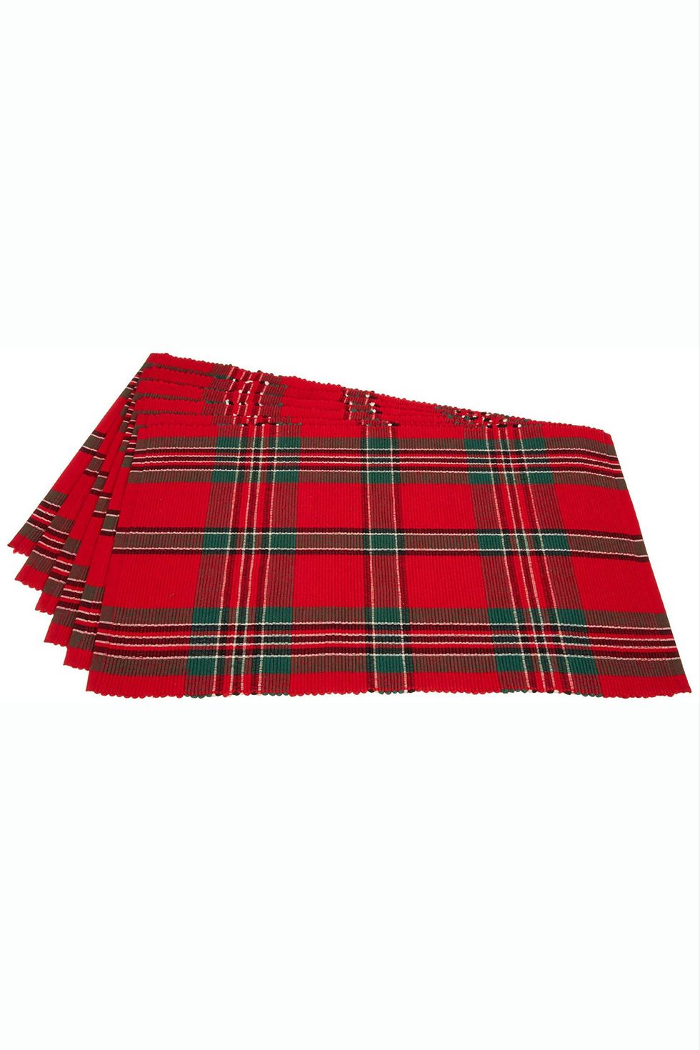 Cotton Holiday Plaid Placemats