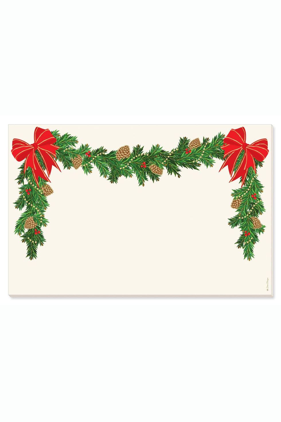 Christmas Garland Paper Placemats