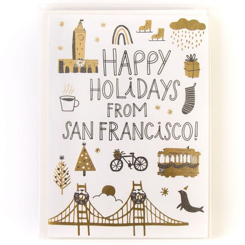 Happy Holidays from San Francisco Boxed Cards (Set of 6)