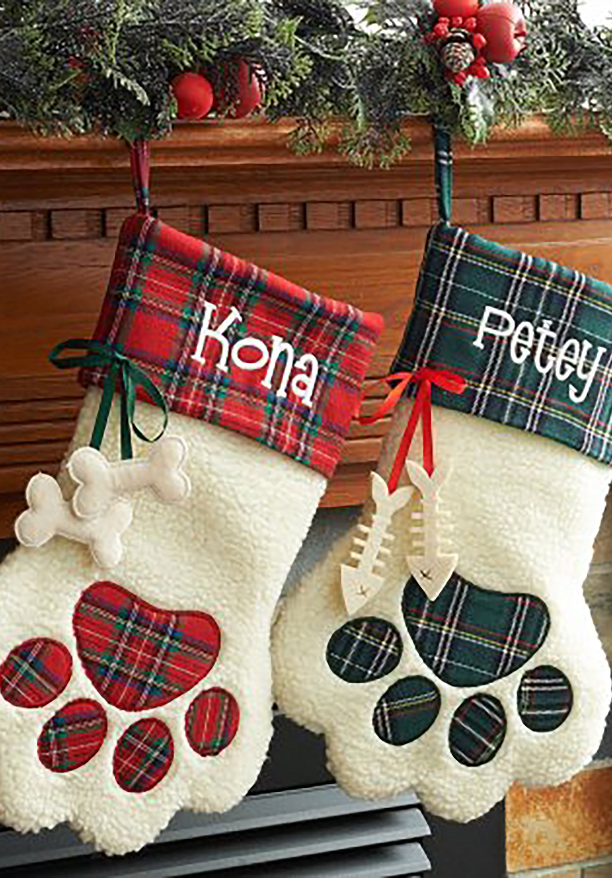 personalized dog christmas stockings