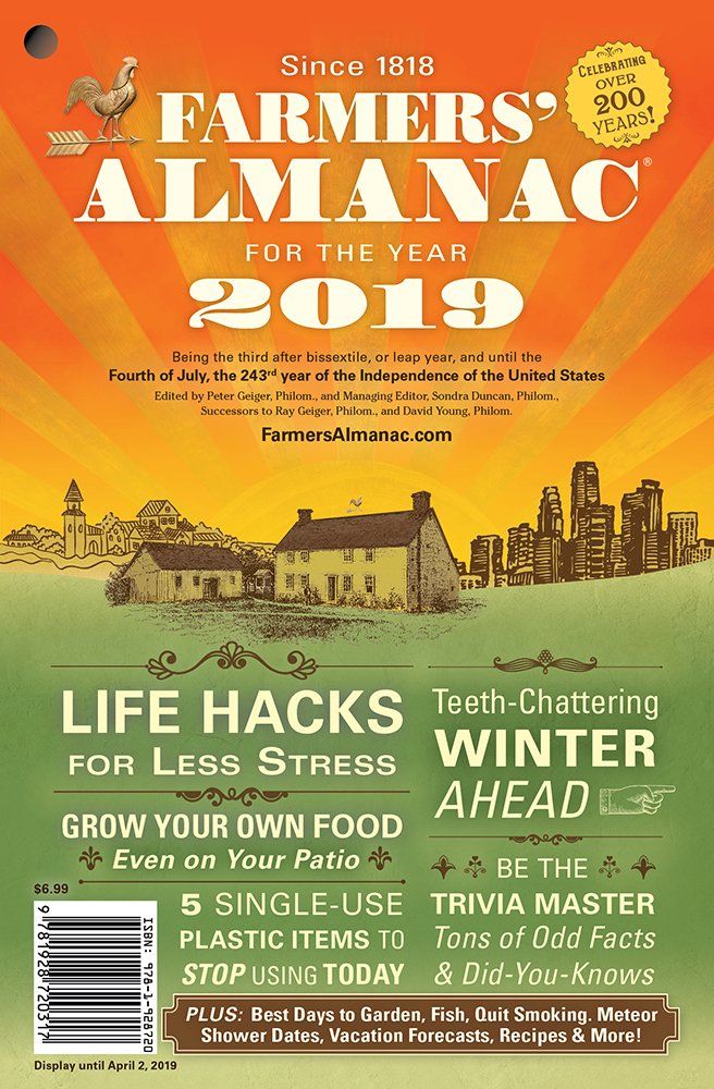 Farmers' Almanac 2019