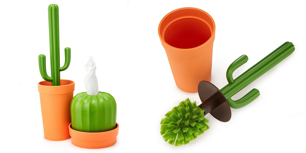 This Clever Toilet Brush Is Shaped Like A Cactus - UncommonGoods