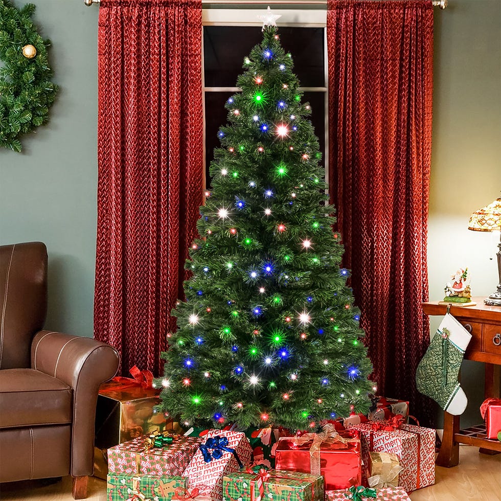 Pre-Lit LED Tree, 7 Feet  