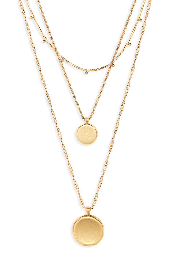 Shashi layered sale coin necklace