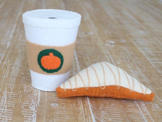 Felt PSL and Pumpkin Scone