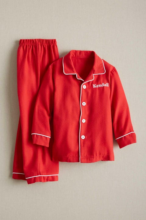 Personalized Festive Flannel PJs for Kids