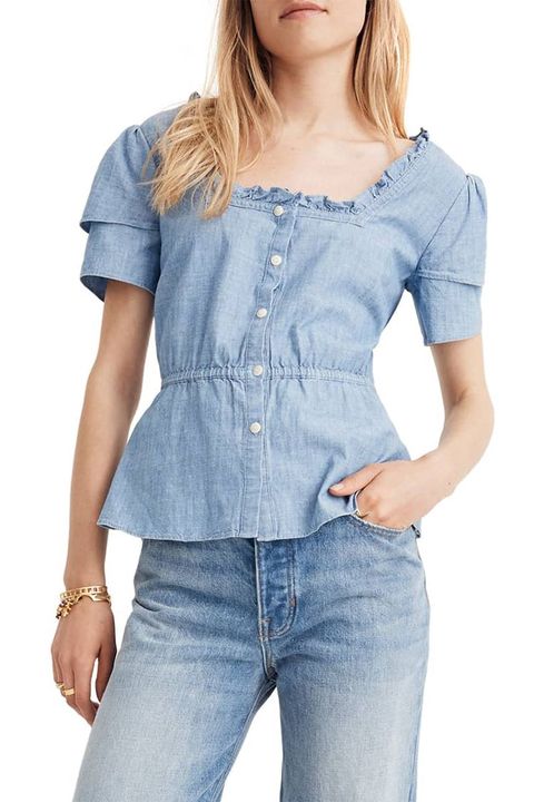 12 Best Chambray Shirts for Women in 2018 - Cute Women's Chambray Shirts