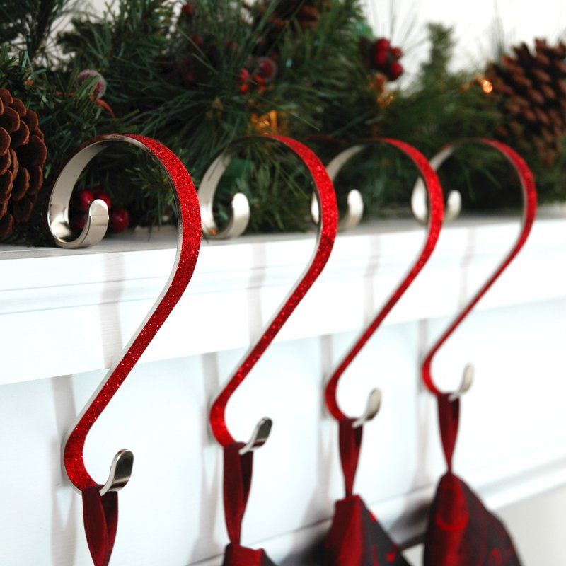 Wood Stocking Holder For The Mantle JOYEUX NOEL Option To Personalize With A Name 