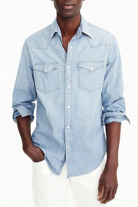 8 Best Men's Chambray Shirts for Fall 2018