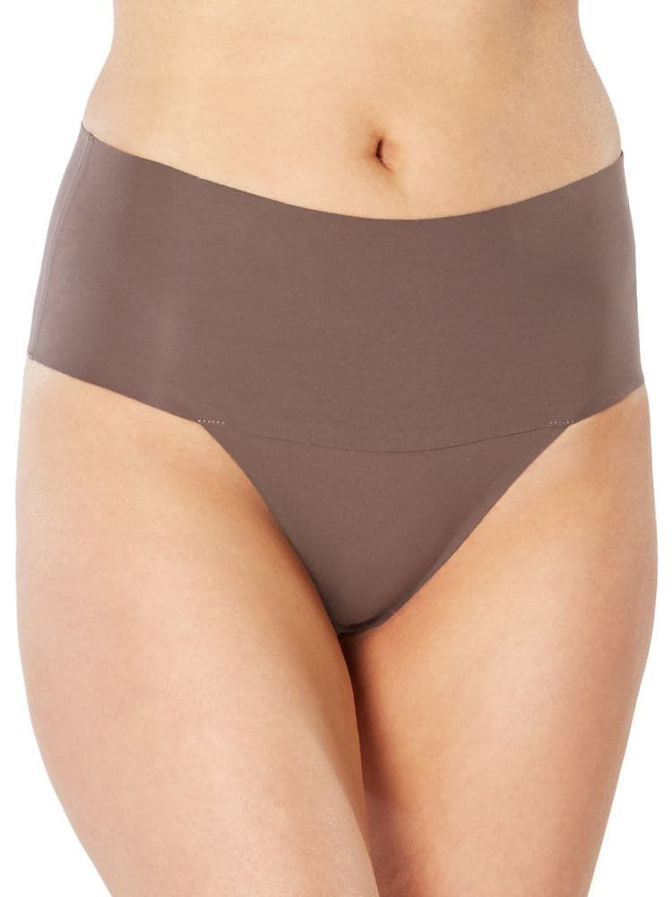  High Waisted Seamless Thongs for Women,No Show