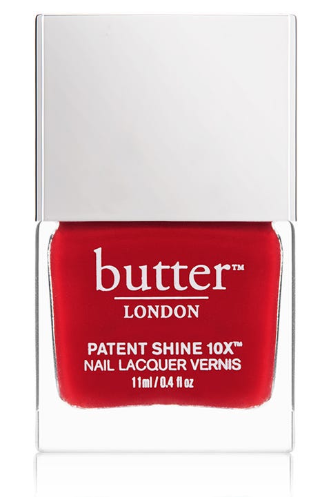 17 Best Red Nail Polish Shades Flattering Colors For Date Er London Patent Shine 10x Nail Lacquer In Her Majesty S Red Derm