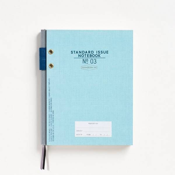 Blue Standard Issue Notebook No. 3