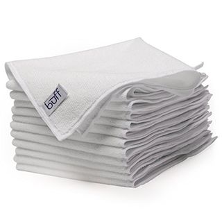 White Microfiber Cleaning Cloths (12 Count)