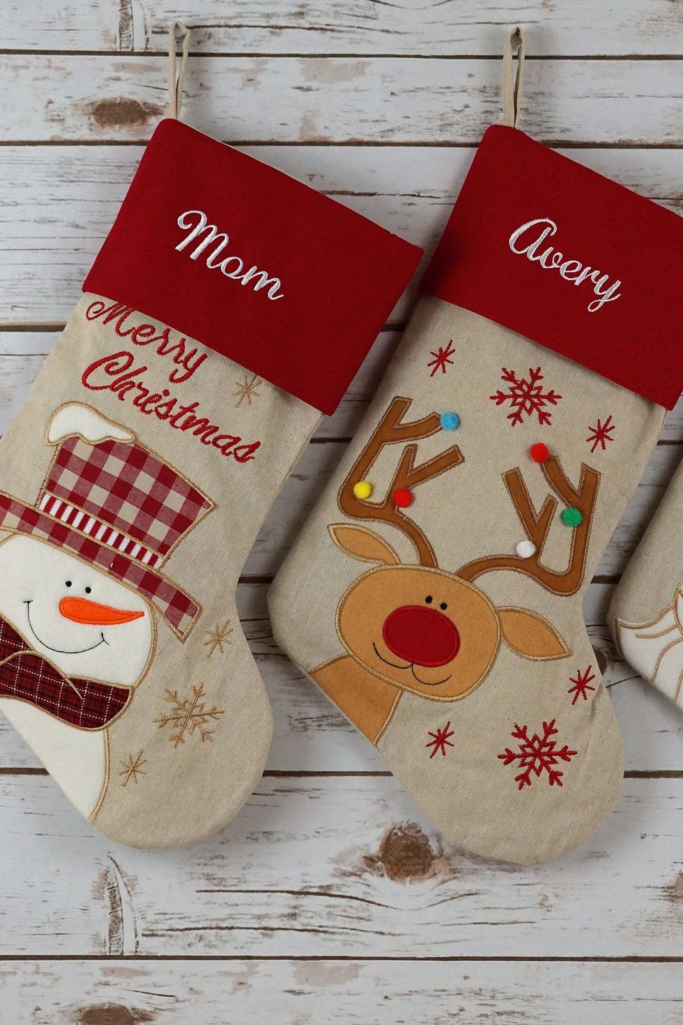 Personalized Embroidered Character Stocking