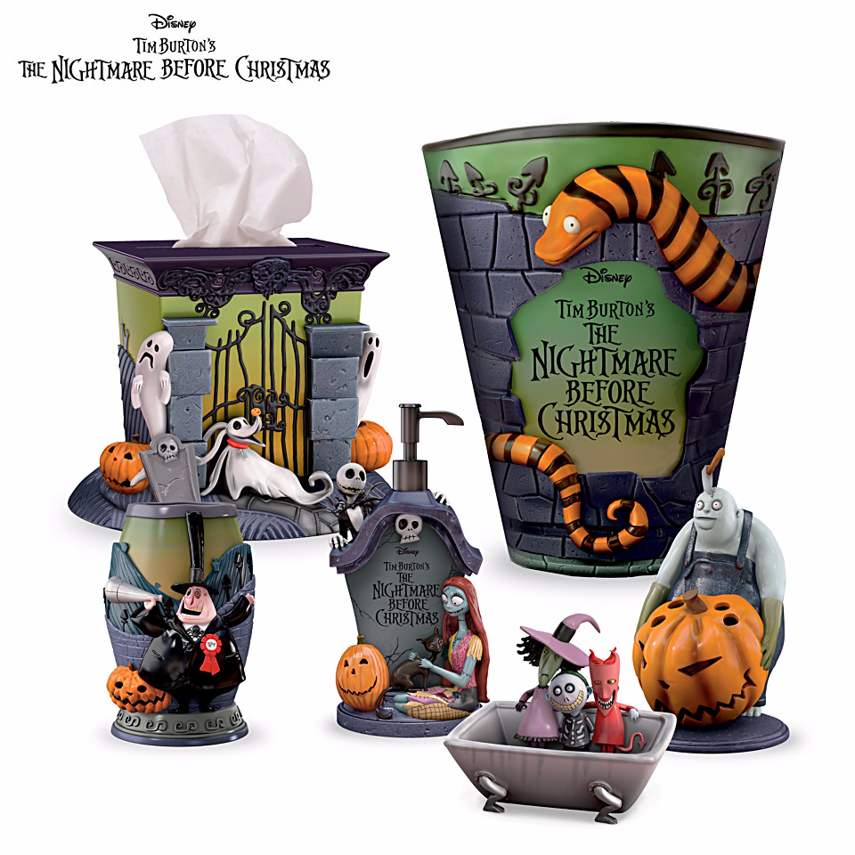 Nightmare Before Christmas Bath Accessories Set