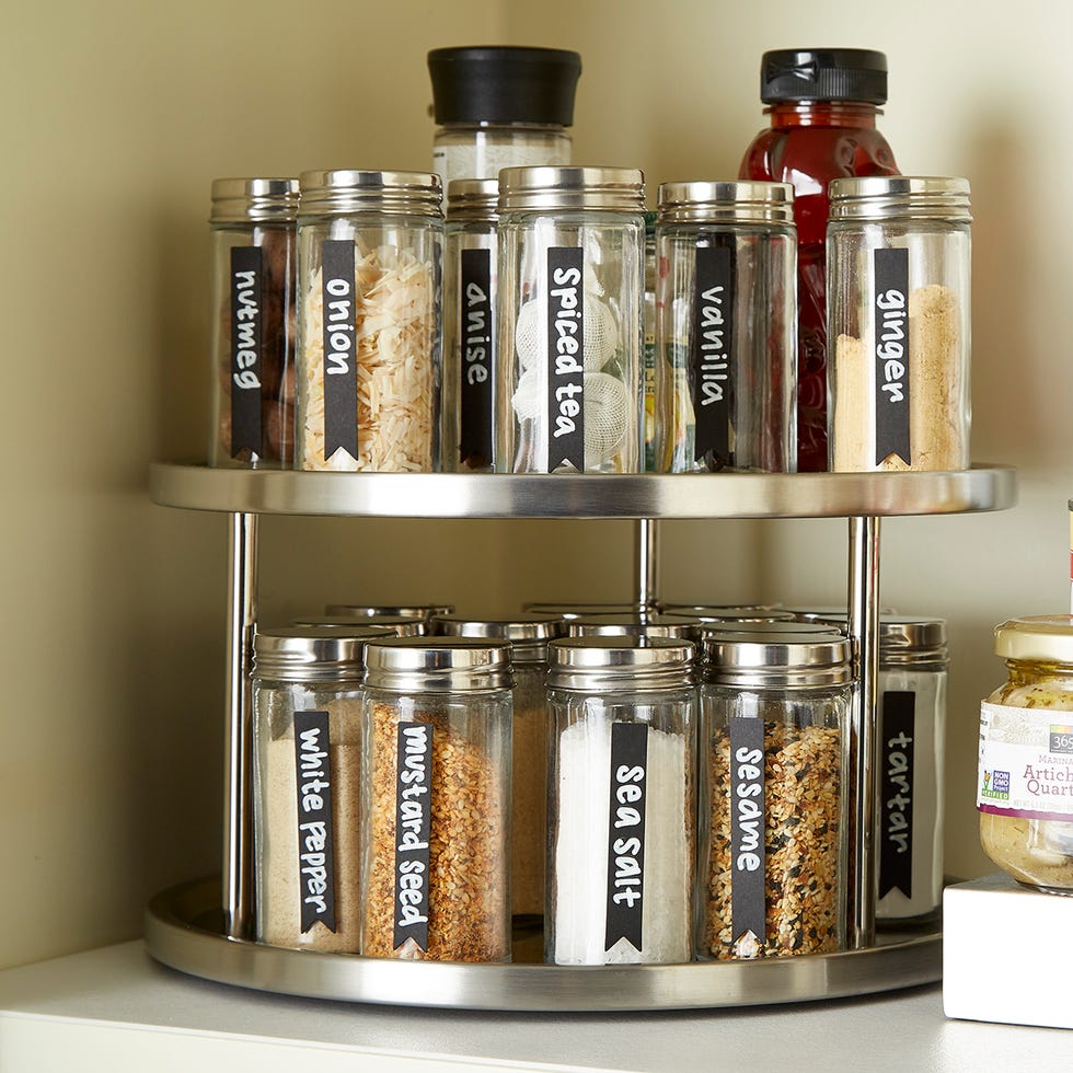 Two-Tier Stainless Steel Lazy Susan