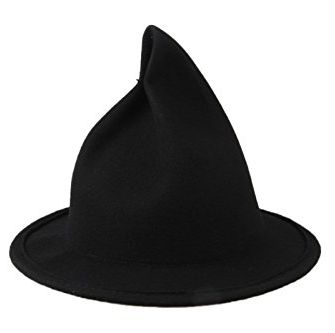 Wool Pointed Witch Hat 