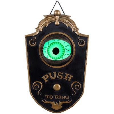 Hyde and Eek! Boutique Halloween Animated Eyeball Doorbell
