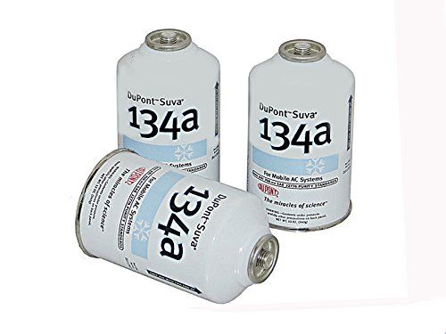 DuPont 3 Cans R-134a Suva A/C Automotive Refrigerant/Freon R134a (12oz Cans)