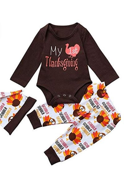 15 Cute Baby Thanksgiving Outfits - Infant Clothes for 1st Thanksgiving