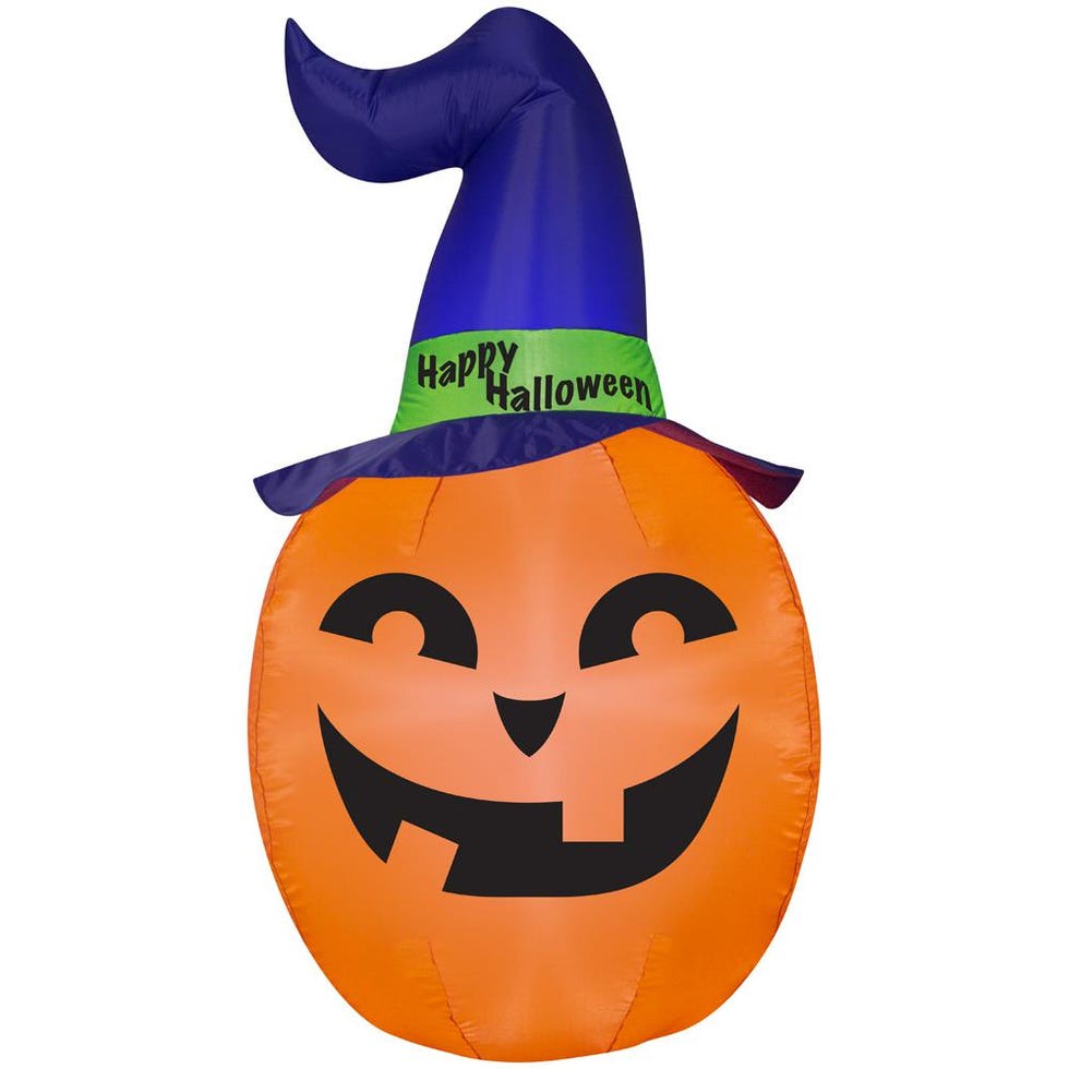Inflatable Witch Hat Pumpkin