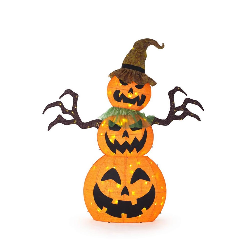 Animated LED Stacked Pumpkins