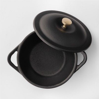Cravings by Chrissy Teigen 2.5 Quart Donabe-Style Stoneware Clay Pot with Lid in Black