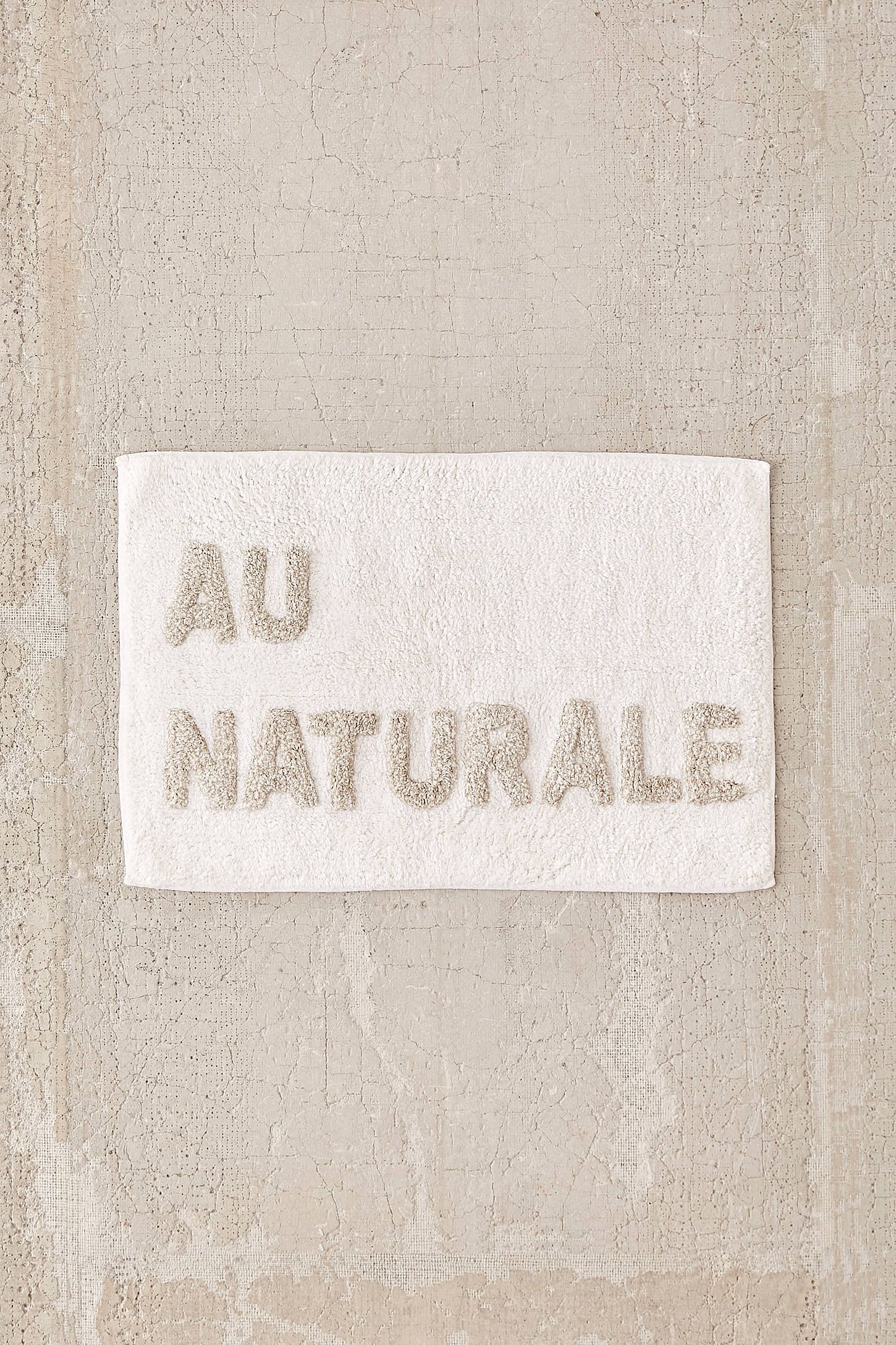 "Au Naturale" Bath Mat