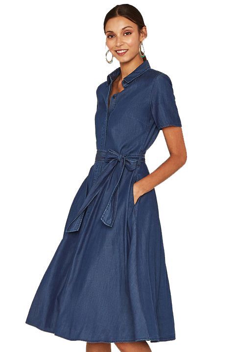 MIDI SHIRT DRESS