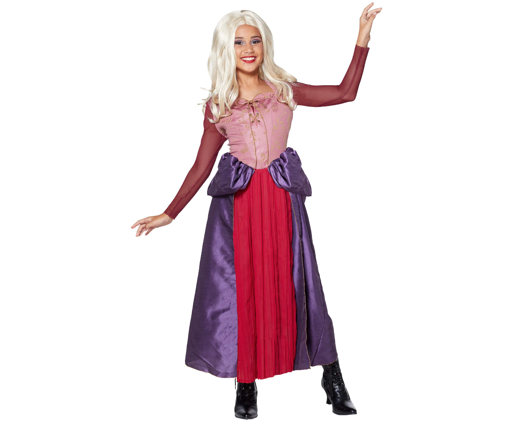 Details about / Hocus Pocus Sarah Sanderson Cosplay Costume Witch Robe Dres...