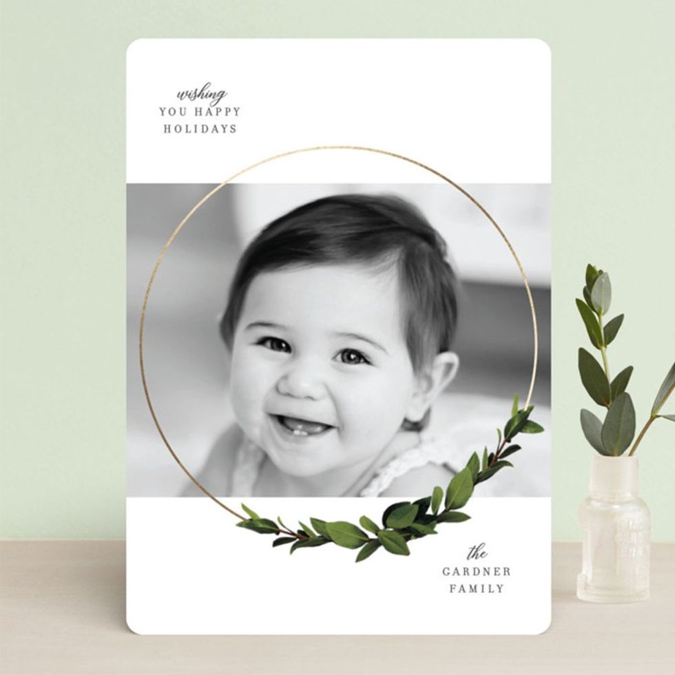 Minted Heaven & Nature Ring Christmas Cards (Set of 25)