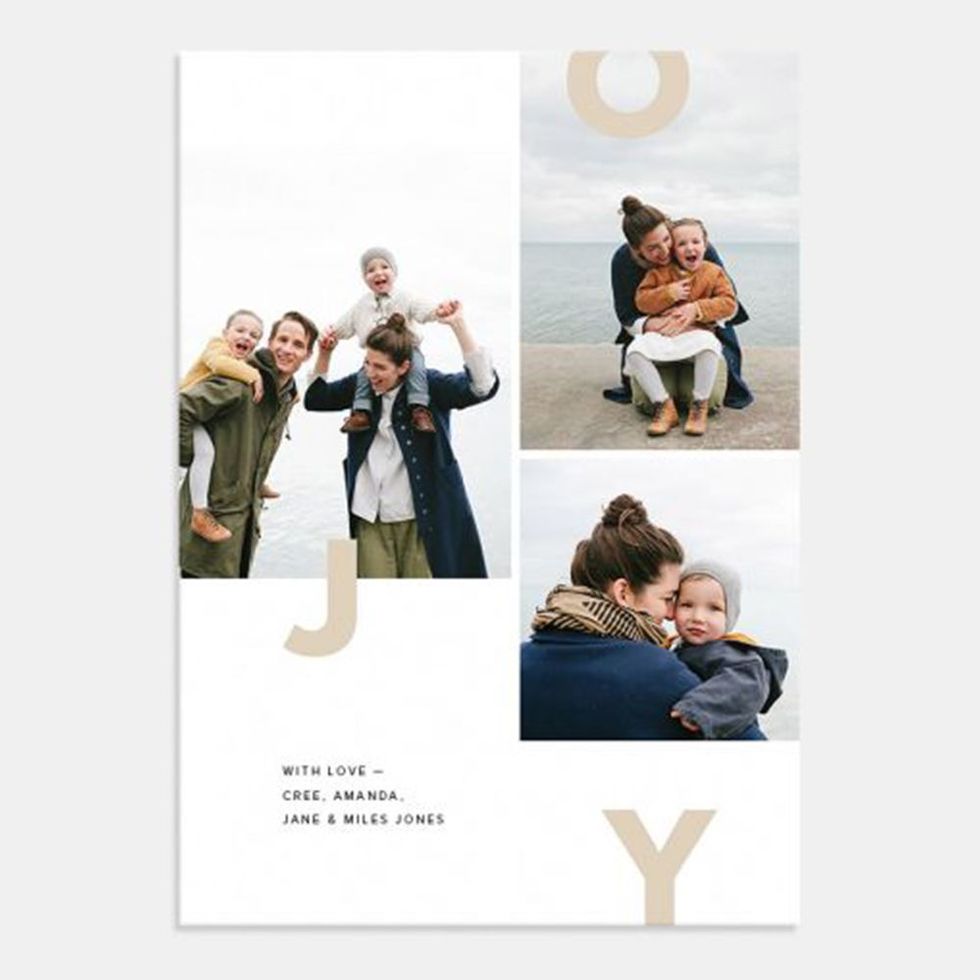 Artifact Uprising Joy Multi-Image Holiday Card