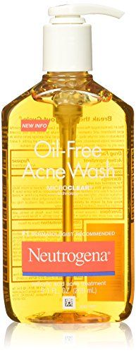 Oil-Free Acne Fighting Face Wash, Daily Cleanser with Salicylic Acid 