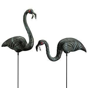 Zombie Flamingo Lawn Ornaments Are The Funniest Halloween Decor