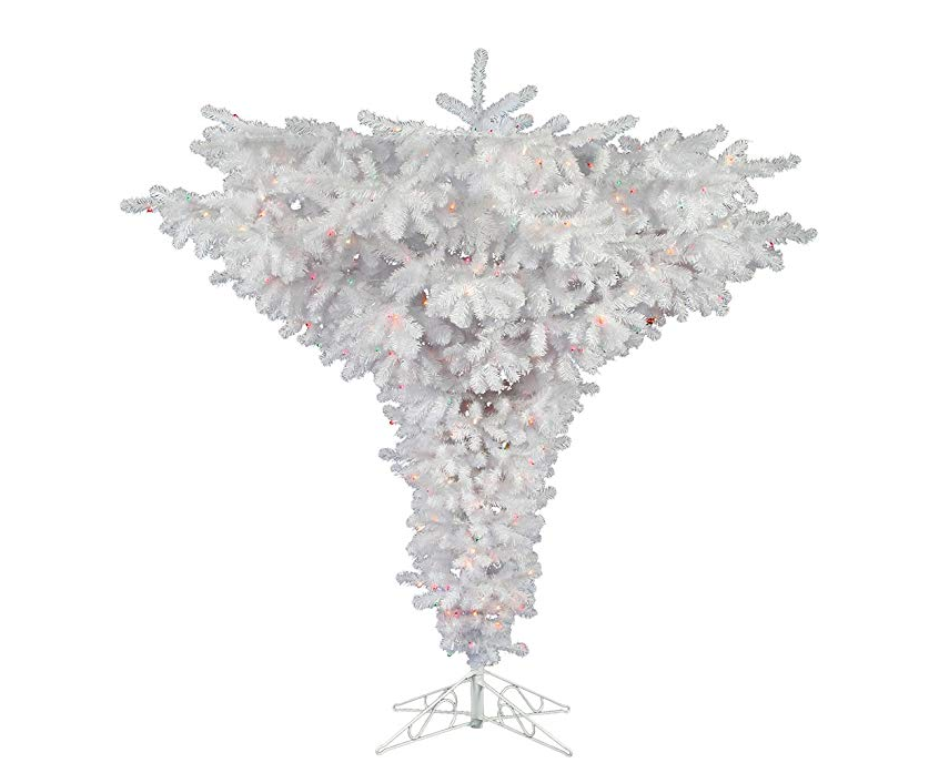 White Upside Down Tree