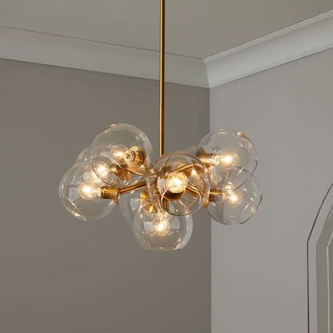 Featured S From West Elm West Elm Staggered Glass Chandelier