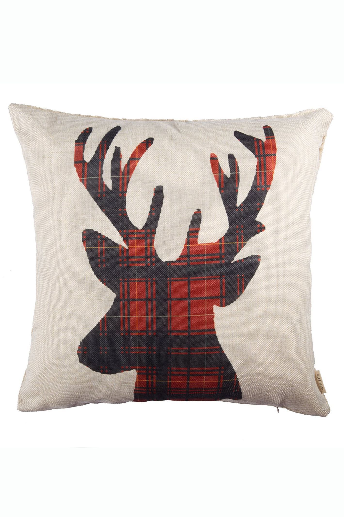 christmas plaid throw pillows