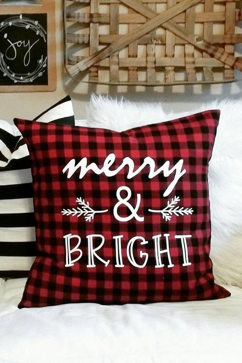 25 Best Christmas Pillow Covers - Holiday Throw Pillows and Covers