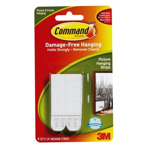 Command Medium Adhesive Picture Hanging Strips 