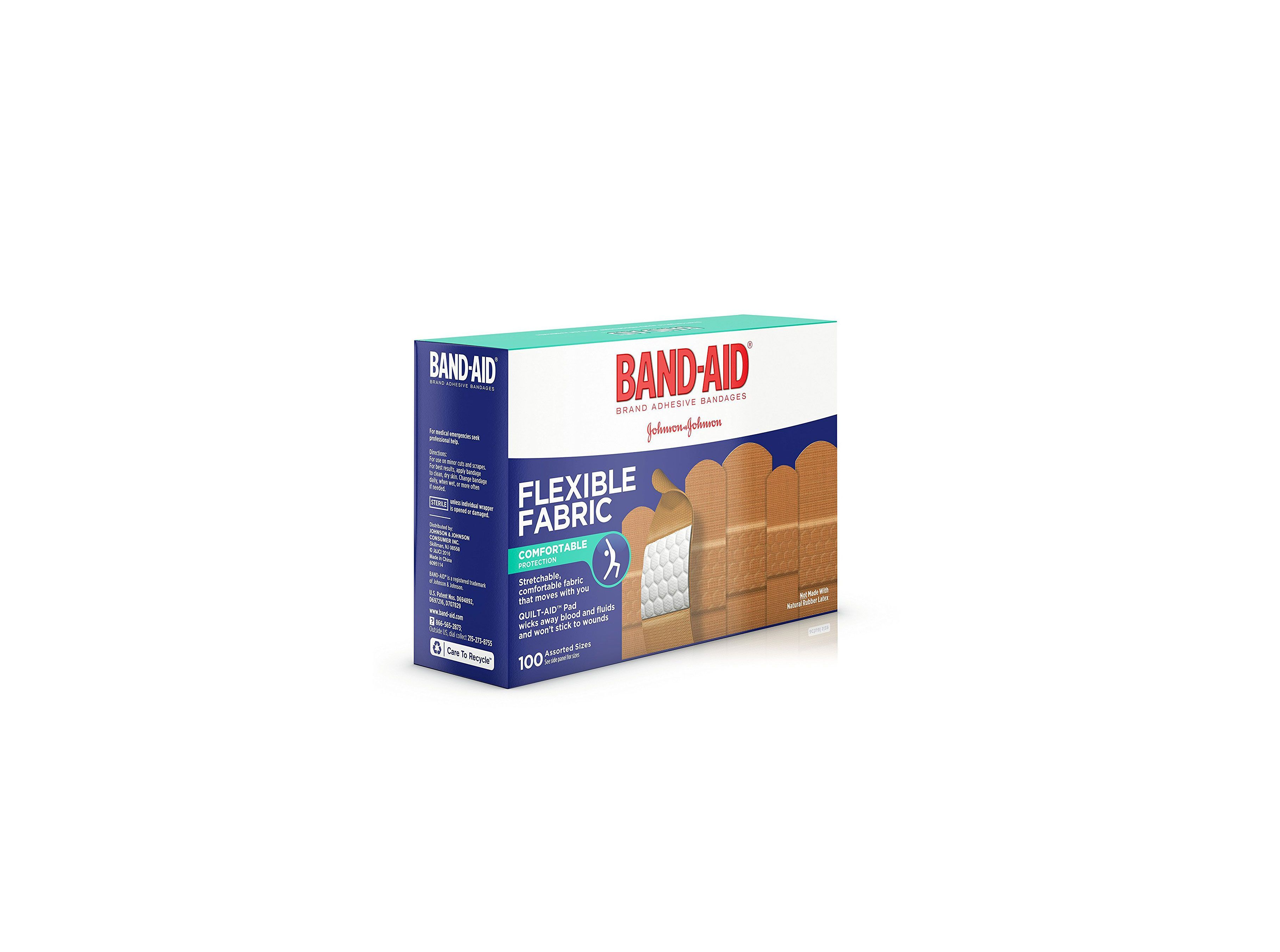 Band-Aid Brand Flexible Fabric Adhesive Bandages 