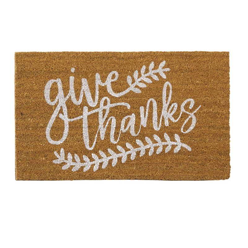 Give Thanks Doormat